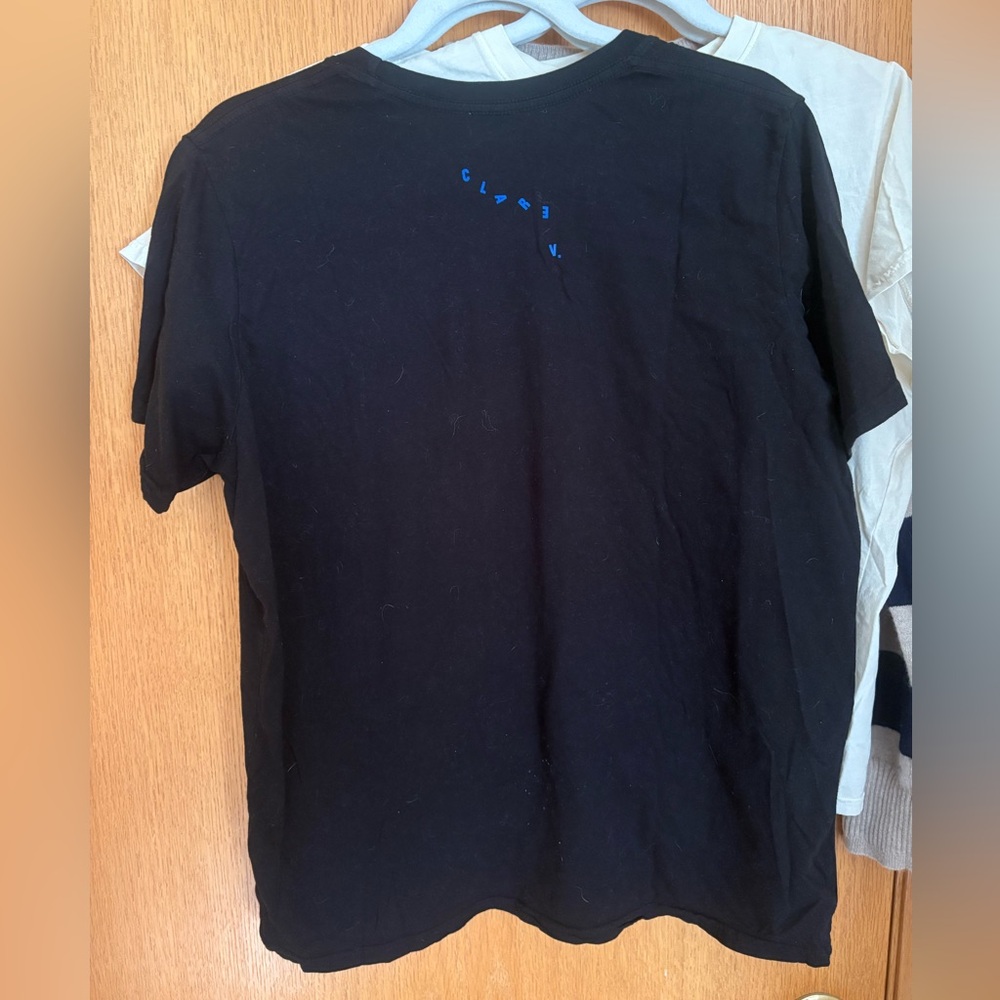 Clare V Black 'Ciao' Graphic Tee - Picture 4 of 4